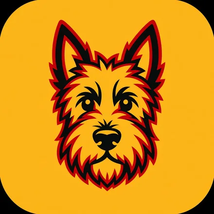 The BarksBuds terrier